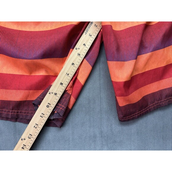 NIKE Swim Shorts Orange Red Multicolor Swim Trunks Men's XL Lined Colorful - Picture 12 of 13